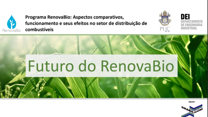 Futuro do RenovaBio, um estudo BRASILCOM e PUC-Rio (2020)