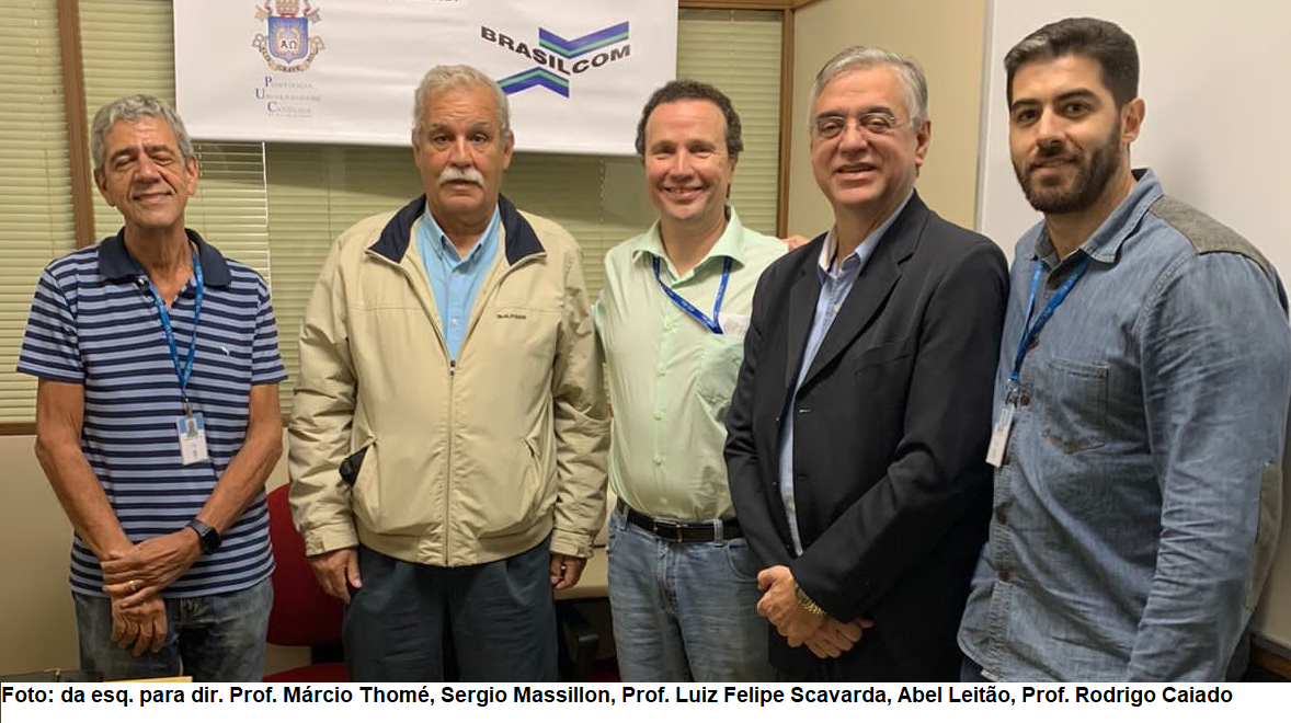 Com apoio da BRASILCOM foi inaugurada sala para alunos de mestrado e doutorado no Lab Goals da PUC Rio (junho 2023)